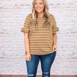 NWT - Chic Soul Top - Brown